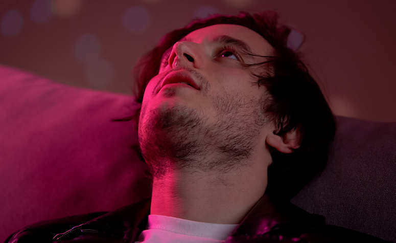 Man high on drugs